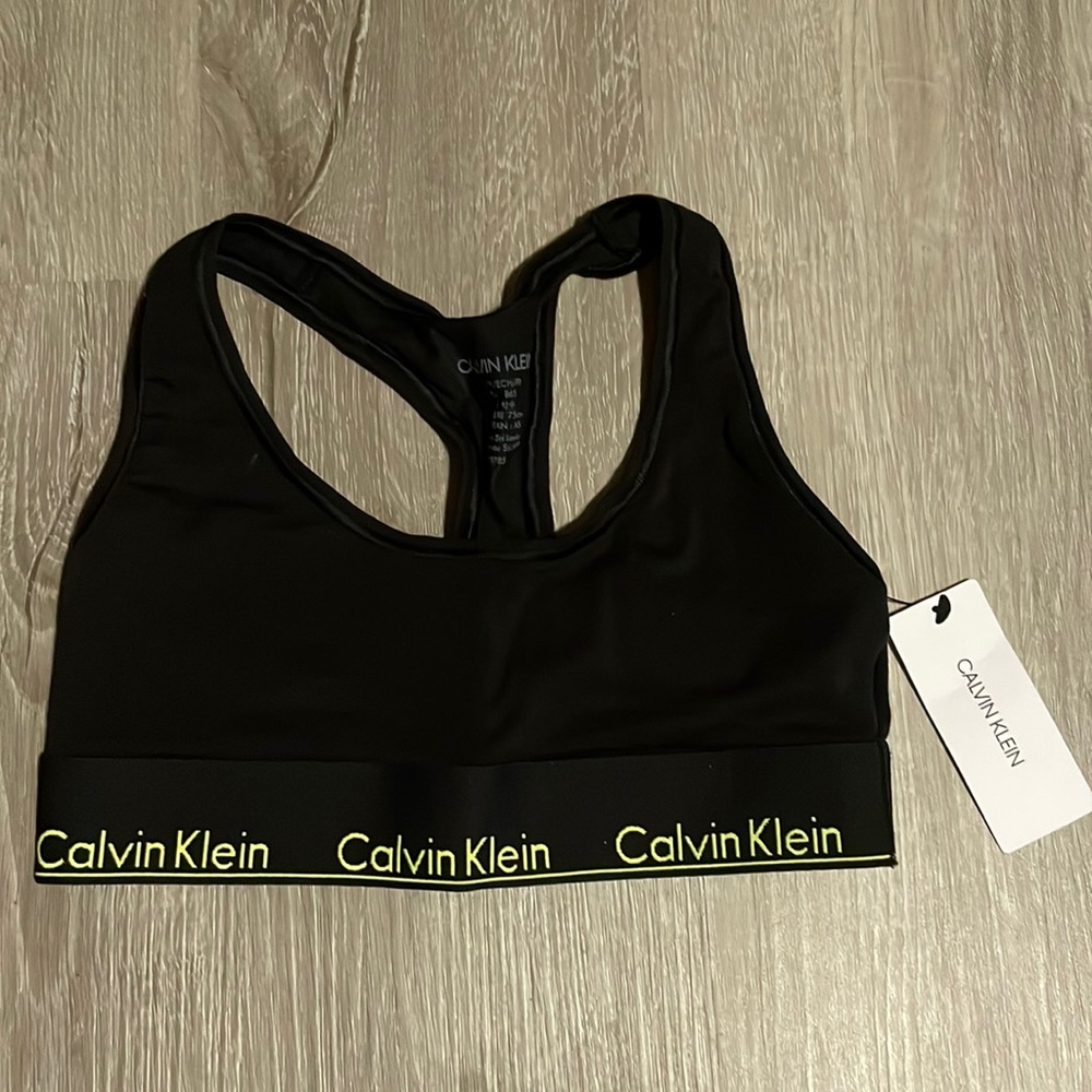 Calvin Klein Black Sports Bra size XS